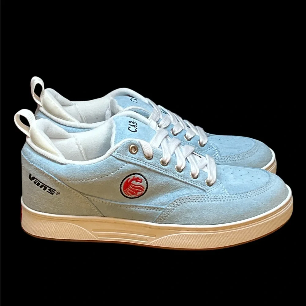 Size 10 -VANS Skate Cab 4 HALF CAB BABY BLUE MENS SNEAKERS SKATE NEW VN000D3J689
